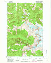 Eldorado Peak Washington Historical topographic map, 1:24000 scale, 7.5 X 7.5 Minute, Year 1963