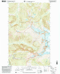 Eldorado Peak Washington Historical topographic map, 1:24000 scale, 7.5 X 7.5 Minute, Year 1999