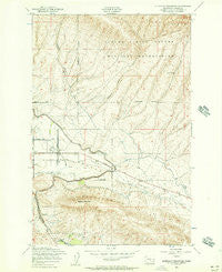Elephant Mountain Washington Historical topographic map, 1:24000 scale, 7.5 X 7.5 Minute, Year 1953