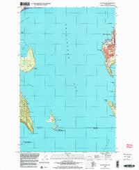 Eliza Island Washington Historical topographic map, 1:24000 scale, 7.5 X 7.5 Minute, Year 1998
