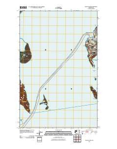 Eliza Island Washington Historical topographic map, 1:24000 scale, 7.5 X 7.5 Minute, Year 2011