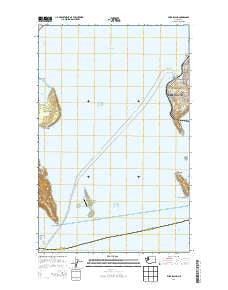 Eliza Island Washington Current topographic map, 1:24000 scale, 7.5 X 7.5 Minute, Year 2014