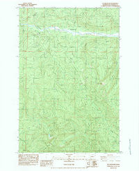 Elk Mountain Washington Historical topographic map, 1:24000 scale, 7.5 X 7.5 Minute, Year 1983
