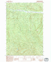 Elk Mountain Washington Historical topographic map, 1:24000 scale, 7.5 X 7.5 Minute, Year 1983