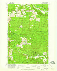 Elk Rock Washington Historical topographic map, 1:62500 scale, 15 X 15 Minute, Year 1953