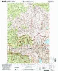 Elk Rock Washington Historical topographic map, 1:24000 scale, 7.5 X 7.5 Minute, Year 1998