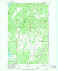 Elk Washington Historical topographic map, 1:24000 scale, 7.5 X 7.5 Minute, Year 1968