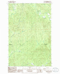 Elkhorn Creek Washington Historical topographic map, 1:24000 scale, 7.5 X 7.5 Minute, Year 1986