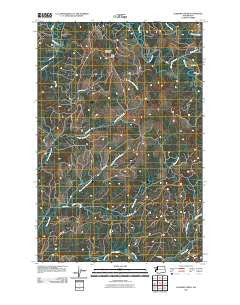 Elkhorn Creek Washington Historical topographic map, 1:24000 scale, 7.5 X 7.5 Minute, Year 2011