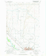 Ellensburg North Washington Historical topographic map, 1:24000 scale, 7.5 X 7.5 Minute, Year 1958