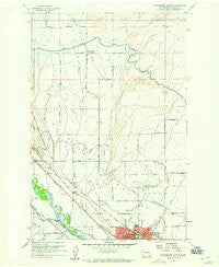 Ellensburg North Washington Historical topographic map, 1:24000 scale, 7.5 X 7.5 Minute, Year 1958