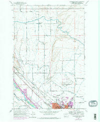 Ellensburg North Washington Historical topographic map, 1:24000 scale, 7.5 X 7.5 Minute, Year 1958