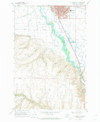 Ellensburg South Washington Historical topographic map, 1:24000 scale, 7.5 X 7.5 Minute, Year 1958
