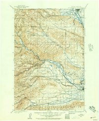 Ellensburg Washington Historical topographic map, 1:125000 scale, 30 X 30 Minute, Year 1899