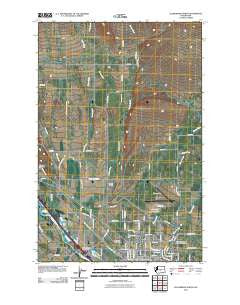 Ellensburg North Washington Historical topographic map, 1:24000 scale, 7.5 X 7.5 Minute, Year 2011