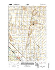 Ellensburg North Washington Current topographic map, 1:24000 scale, 7.5 X 7.5 Minute, Year 2014