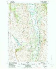 Ellisforde Washington Historical topographic map, 1:24000 scale, 7.5 X 7.5 Minute, Year 1982