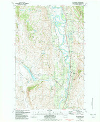 Ellisforde Washington Historical topographic map, 1:24000 scale, 7.5 X 7.5 Minute, Year 1982