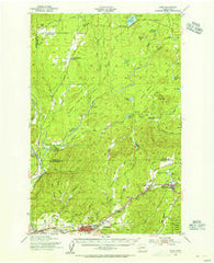 Elma Washington Historical topographic map, 1:62500 scale, 15 X 15 Minute, Year 1953