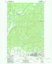 Elma Washington Historical topographic map, 1:24000 scale, 7.5 X 7.5 Minute, Year 1981
