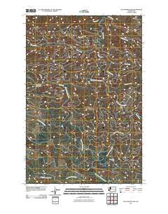 Elochoman Pass Washington Historical topographic map, 1:24000 scale, 7.5 X 7.5 Minute, Year 2011