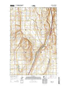 Eltopia Washington Current topographic map, 1:24000 scale, 7.5 X 7.5 Minute, Year 2013
