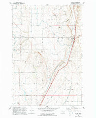 Eltopia Washington Historical topographic map, 1:24000 scale, 7.5 X 7.5 Minute, Year 1992
