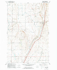 Eltopia Washington Historical topographic map, 1:24000 scale, 7.5 X 7.5 Minute, Year 1992
