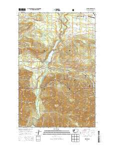 Elwha Washington Current topographic map, 1:24000 scale, 7.5 X 7.5 Minute, Year 2014