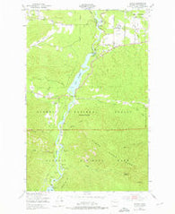 Elwha Washington Historical topographic map, 1:24000 scale, 7.5 X 7.5 Minute, Year 1950