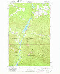Elwha Washington Historical topographic map, 1:24000 scale, 7.5 X 7.5 Minute, Year 1950