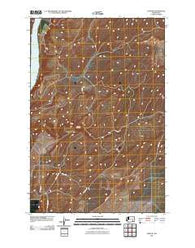 Elwood Washington Historical topographic map, 1:24000 scale, 7.5 X 7.5 Minute, Year 2011