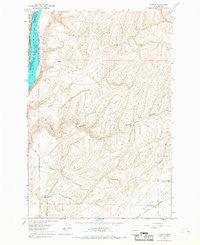 Elwood Washington Historical topographic map, 1:24000 scale, 7.5 X 7.5 Minute, Year 1966