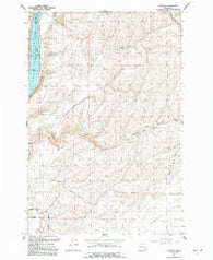 Elwood Washington Historical topographic map, 1:24000 scale, 7.5 X 7.5 Minute, Year 1991