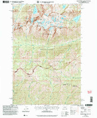 Enchantment Lakes Washington Historical topographic map, 1:24000 scale, 7.5 X 7.5 Minute, Year 2003