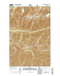 Enchantment Lakes Washington Current topographic map, 1:24000 scale, 7.5 X 7.5 Minute, Year 2014
