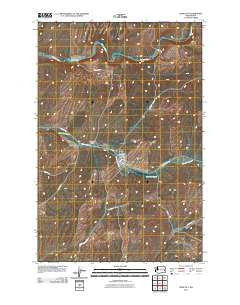 Endicott Washington Historical topographic map, 1:24000 scale, 7.5 X 7.5 Minute, Year 2011