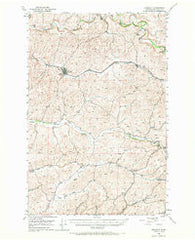 Endicott Washington Historical topographic map, 1:62500 scale, 15 X 15 Minute, Year 1950