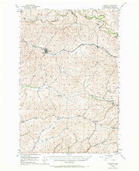 Endicott Washington Historical topographic map, 1:62500 scale, 15 X 15 Minute, Year 1950