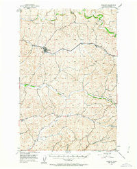 Endicott Washington Historical topographic map, 1:62500 scale, 15 X 15 Minute, Year 1950