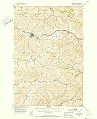Endicott Washington Historical topographic map, 1:62500 scale, 15 X 15 Minute, Year 1950