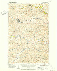 Endicott Washington Historical topographic map, 1:62500 scale, 15 X 15 Minute, Year 1950