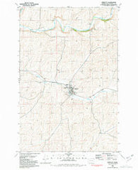 Endicott Washington Historical topographic map, 1:24000 scale, 7.5 X 7.5 Minute, Year 1981