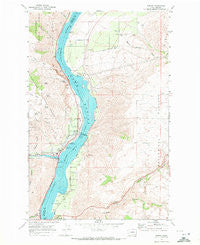 Entiat Washington Historical topographic map, 1:24000 scale, 7.5 X 7.5 Minute, Year 1968