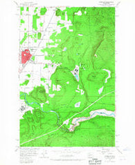 Enumclaw Washington Historical topographic map, 1:24000 scale, 7.5 X 7.5 Minute, Year 1956