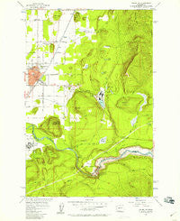 Enumclaw Washington Historical topographic map, 1:24000 scale, 7.5 X 7.5 Minute, Year 1956