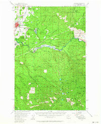 Enumclaw Washington Historical topographic map, 1:62500 scale, 15 X 15 Minute, Year 1956
