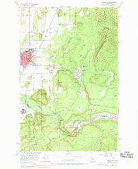 Enumclaw Washington Historical topographic map, 1:24000 scale, 7.5 X 7.5 Minute, Year 1956
