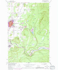 Enumclaw Washington Historical topographic map, 1:24000 scale, 7.5 X 7.5 Minute, Year 1956