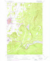 Enumclaw Washington Historical topographic map, 1:24000 scale, 7.5 X 7.5 Minute, Year 1956